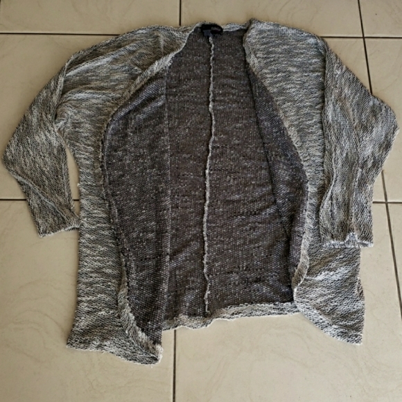 #10460-10 💥Women's Waffle Knit Cardigan,2X and 3X,White/Black and Cream/Black. - Picture 1 of 7